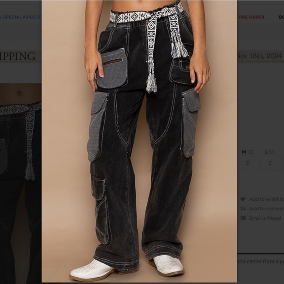 POL Pants - POL Twill and Thermal Knit Cargo Pants